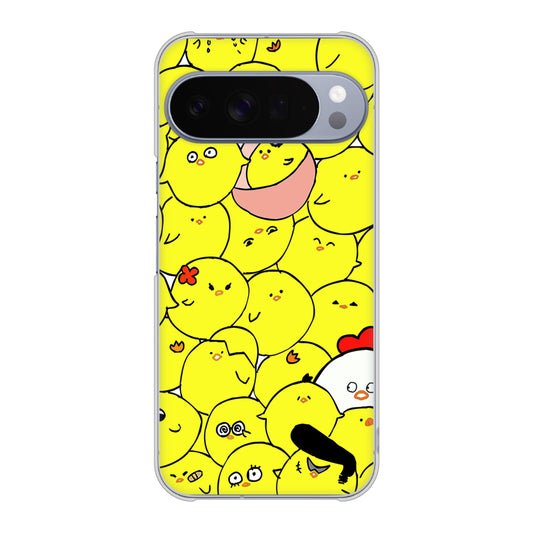 Google Pixel 10 Pro XL 高画質仕上げ 背面印刷 ハードケース 【1031 ピヨピヨ】