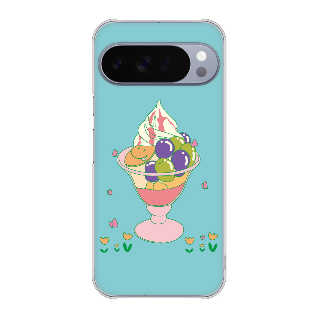 Google Pixel 10 Pro XL 高画質仕上げ 背面印刷 ハードケーススイーツイラスト