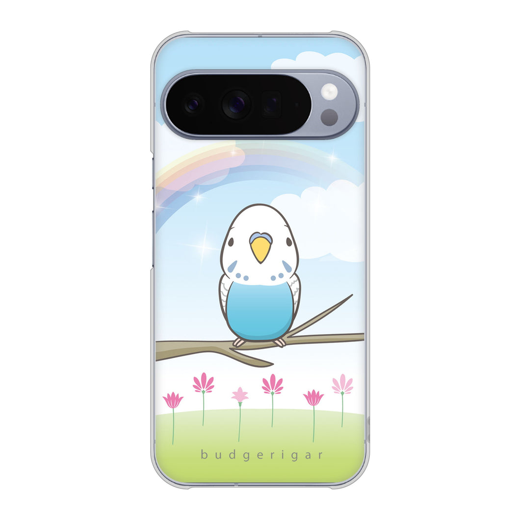 Google Pixel 10 Pro XL 高画質仕上げ 背面印刷 ハードケースセキセイインコ