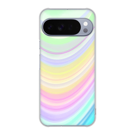 Google Pixel 10 Pro XL 高画質仕上げ 背面印刷 ハードケースレインボー