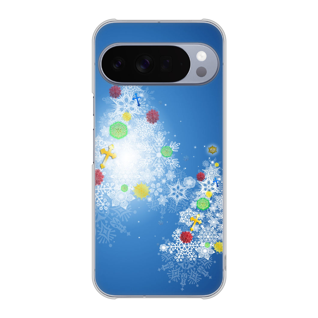 Google Pixel 10 Pro XL 高画質仕上げ 背面印刷 ハードケースクリスマス
