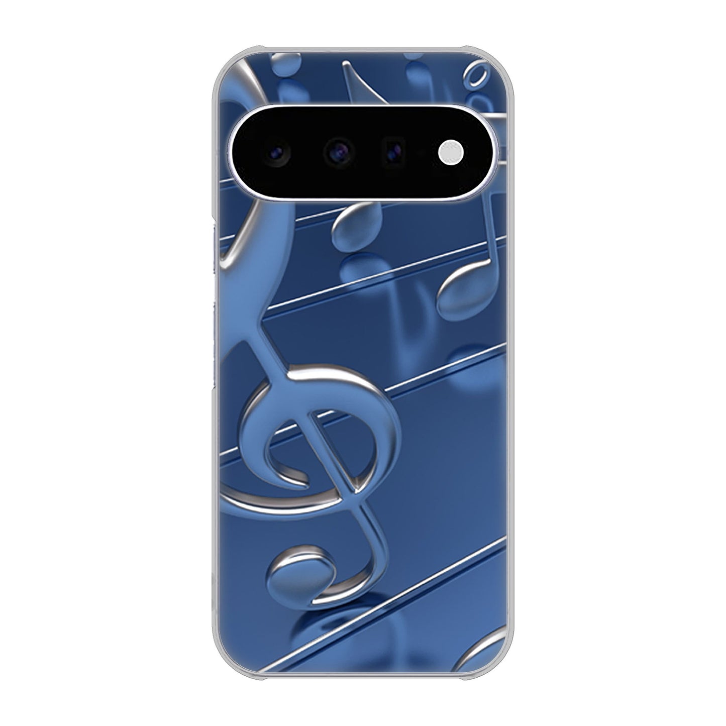 Google Pixel 11 高画質仕上げ 背面印刷 ハードケース音符