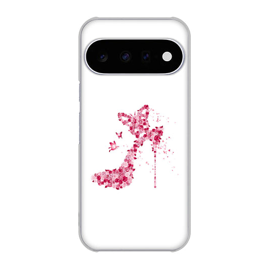 Google Pixel 11 高画質仕上げ 背面印刷 ハードケース 【387 薔薇のハイヒール】