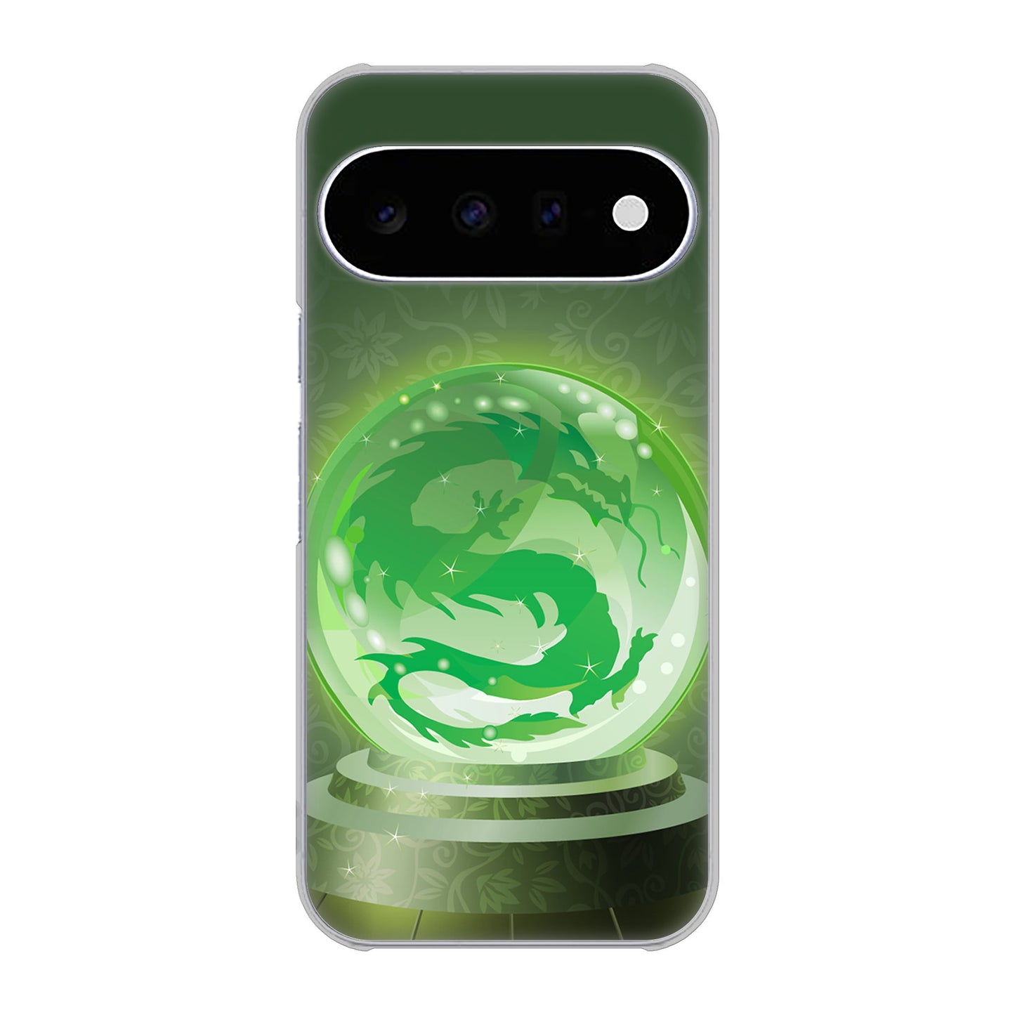 Google Pixel 11 高画質仕上げ 背面印刷 ハードケース 【439 水晶に浮かぶ龍】