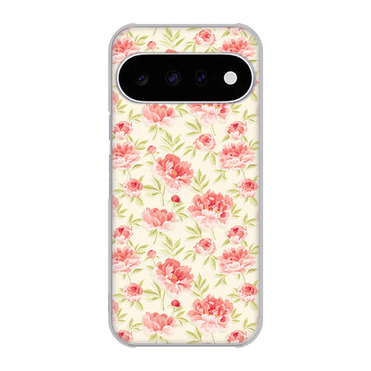 Google Pixel 11 高画質仕上げ 背面印刷 ハードケース北欧の小花