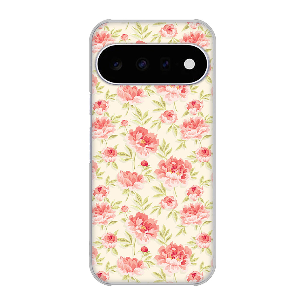 Google Pixel 11 高画質仕上げ 背面印刷 ハードケース北欧の小花