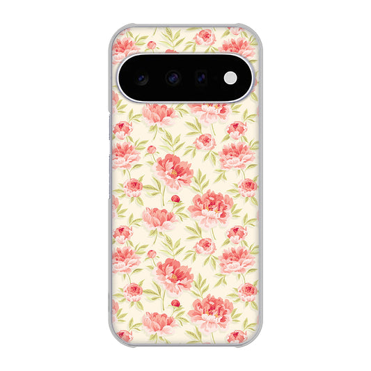 Google Pixel 11 高画質仕上げ 背面印刷 ハードケース北欧の小花