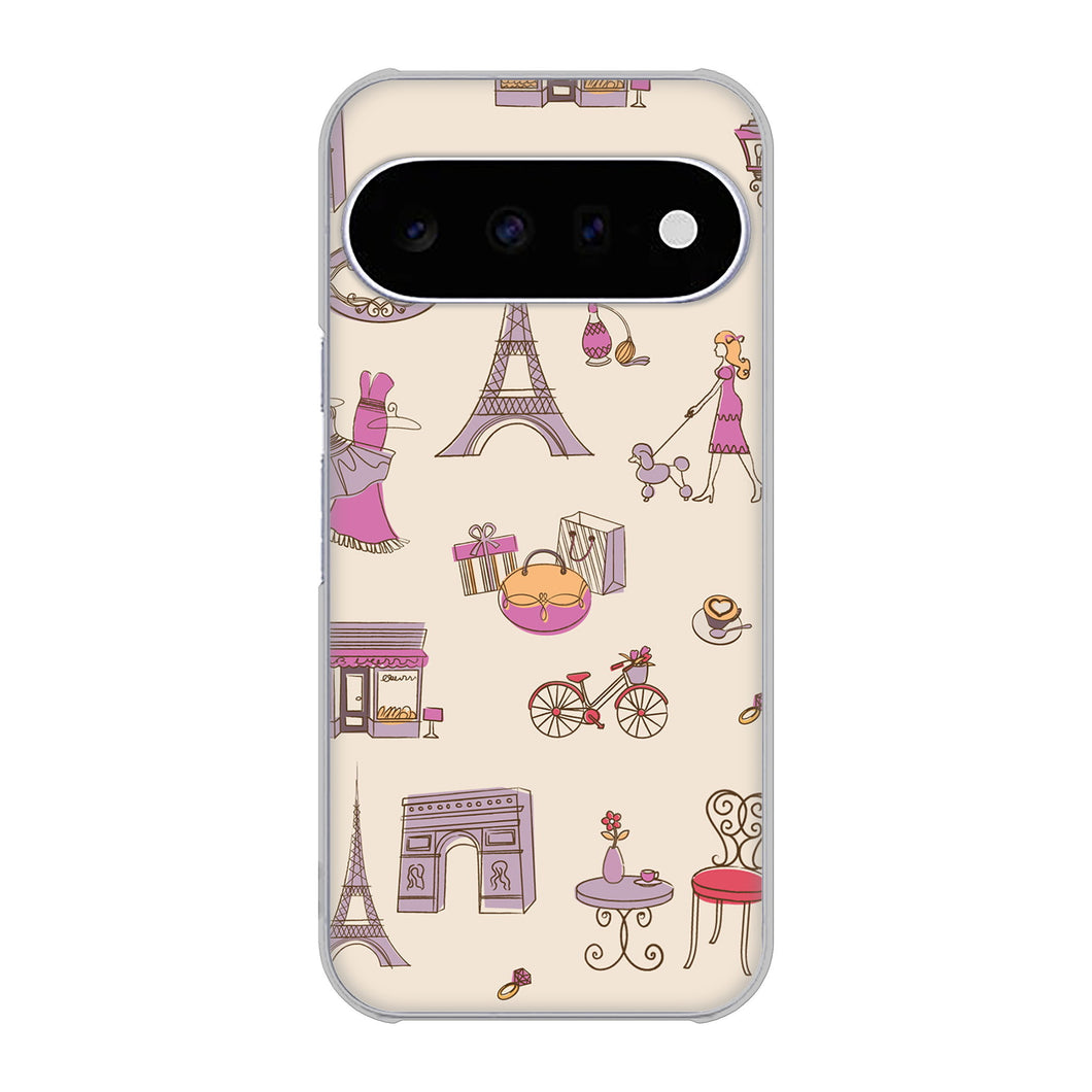 Google Pixel 11 高画質仕上げ 背面印刷 ハードケースLOVE フランス