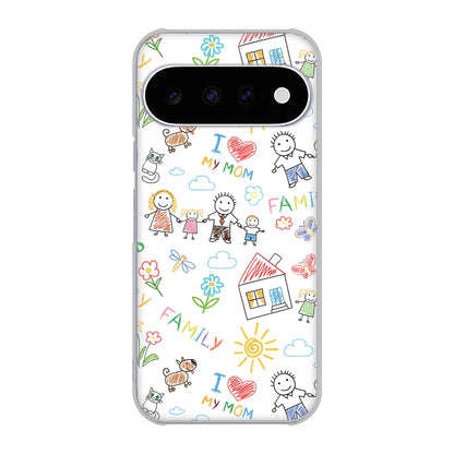Google Pixel 11 高画質仕上げ 背面印刷 ハードケースカップル＆ファミリー