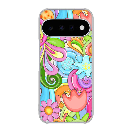 Google Pixel 11 高画質仕上げ 背面印刷 ハードケース 【713 ミラクルフラワー】