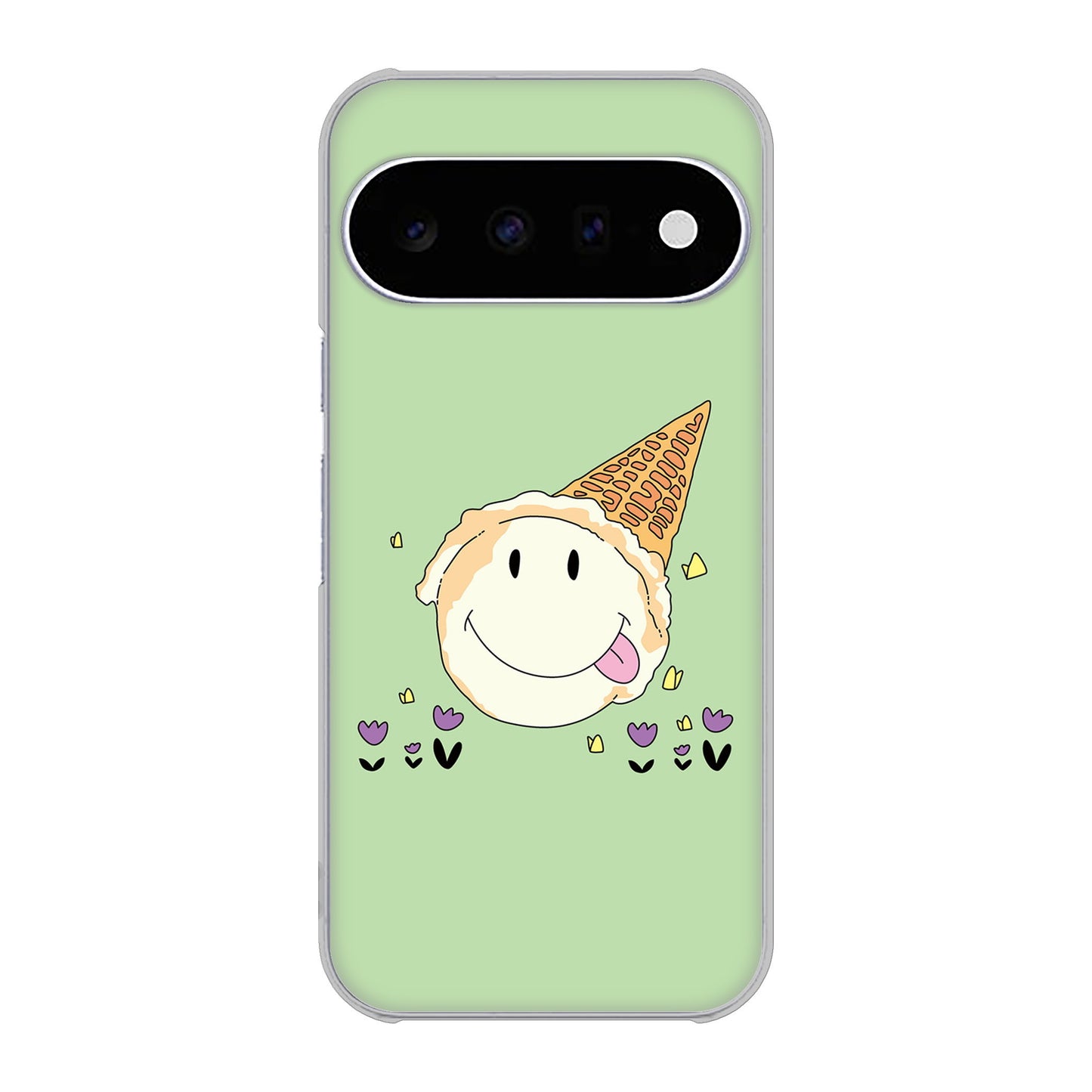 Google Pixel 11 高画質仕上げ 背面印刷 ハードケーススイーツイラスト