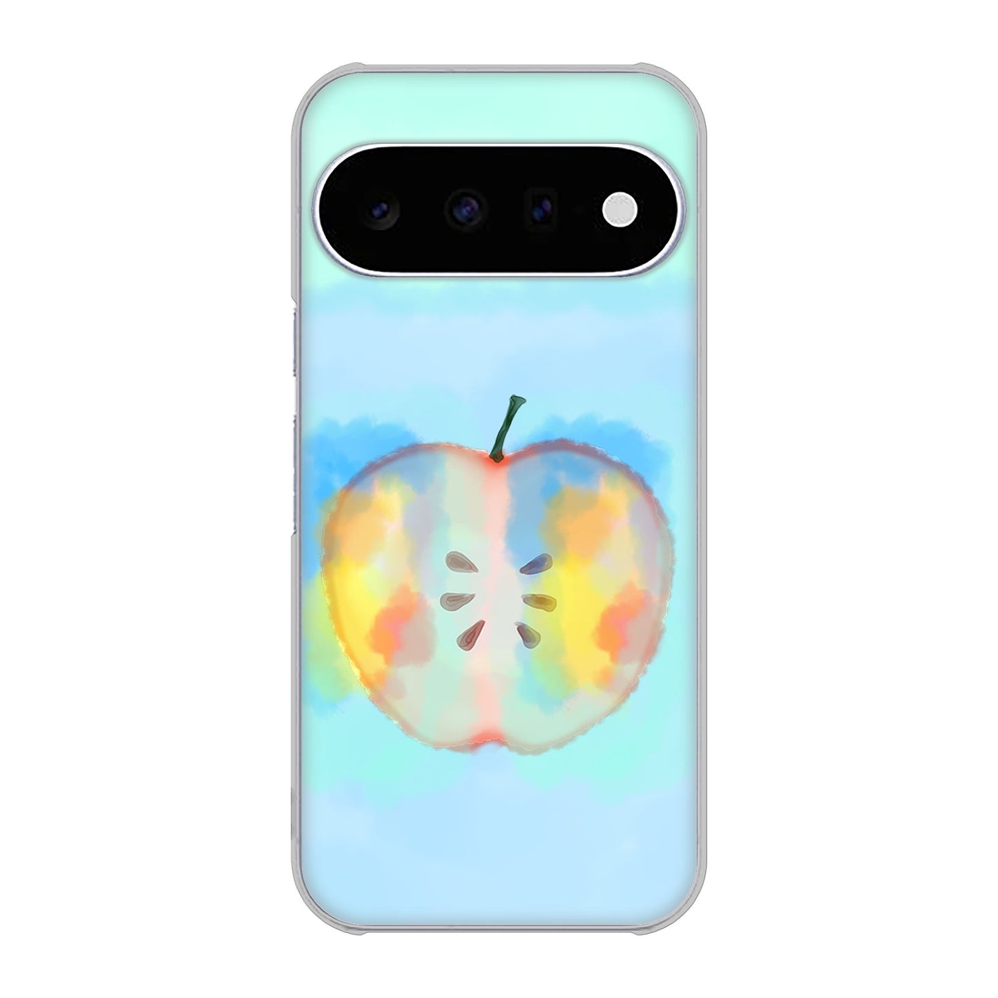 Google Pixel 11 高画質仕上げ 背面印刷 ハードケース 【YJ181 りんご 水彩181】