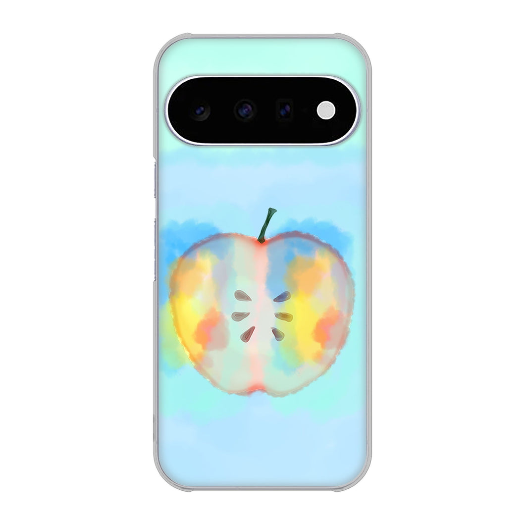 Google Pixel 11 高画質仕上げ 背面印刷 ハードケース 【YJ181 りんご 水彩181】