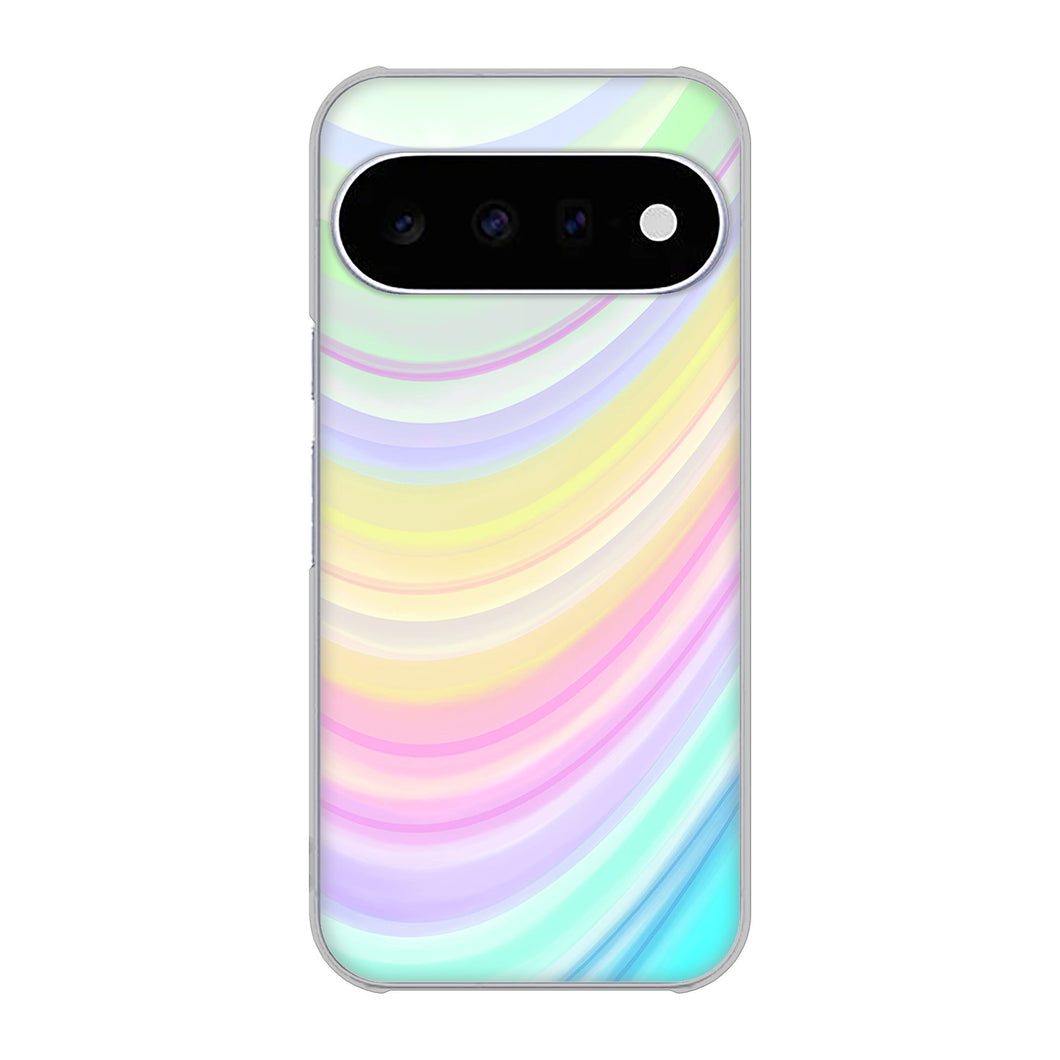 Google Pixel 11 高画質仕上げ 背面印刷 ハードケースレインボー