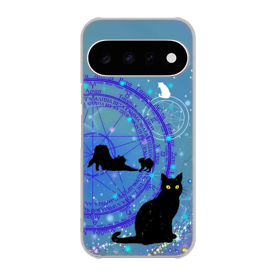 Google Pixel 11 高画質仕上げ 背面印刷 ハードケース魔法陣猫