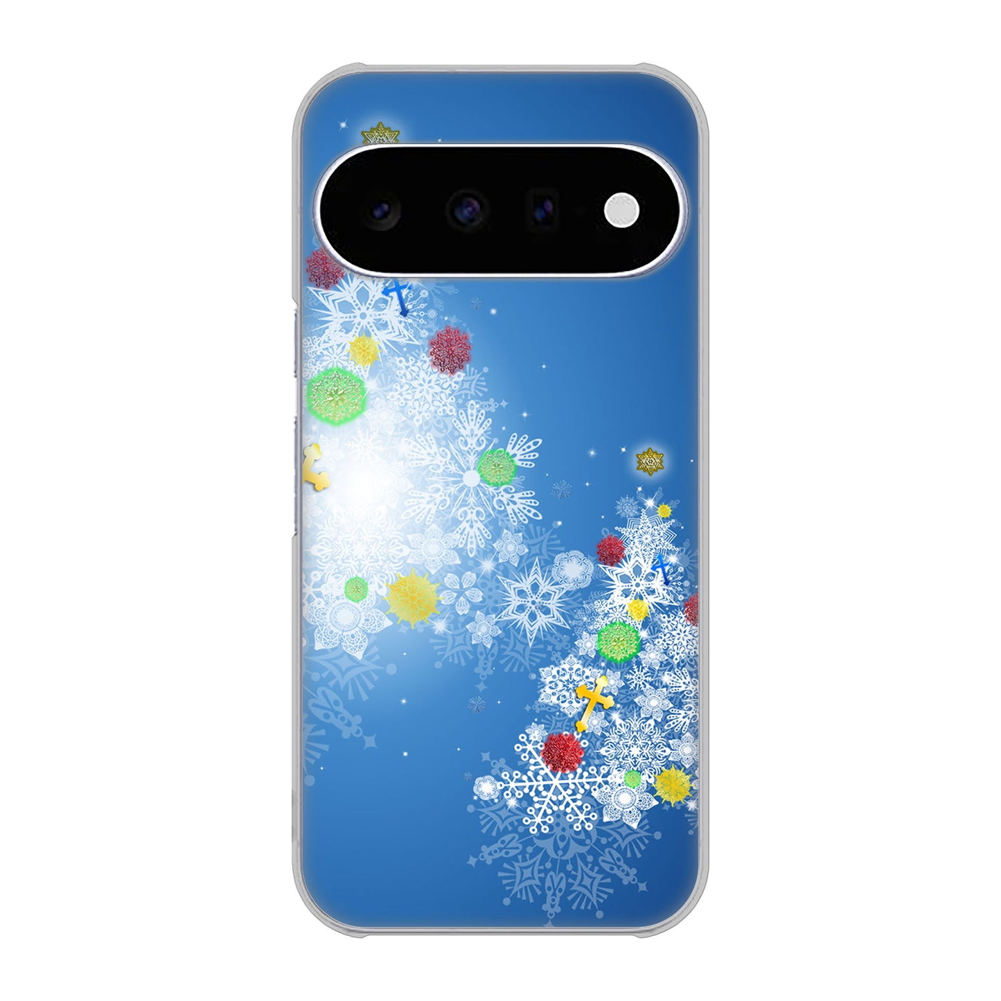 Google Pixel 11 高画質仕上げ 背面印刷 ハードケースクリスマス