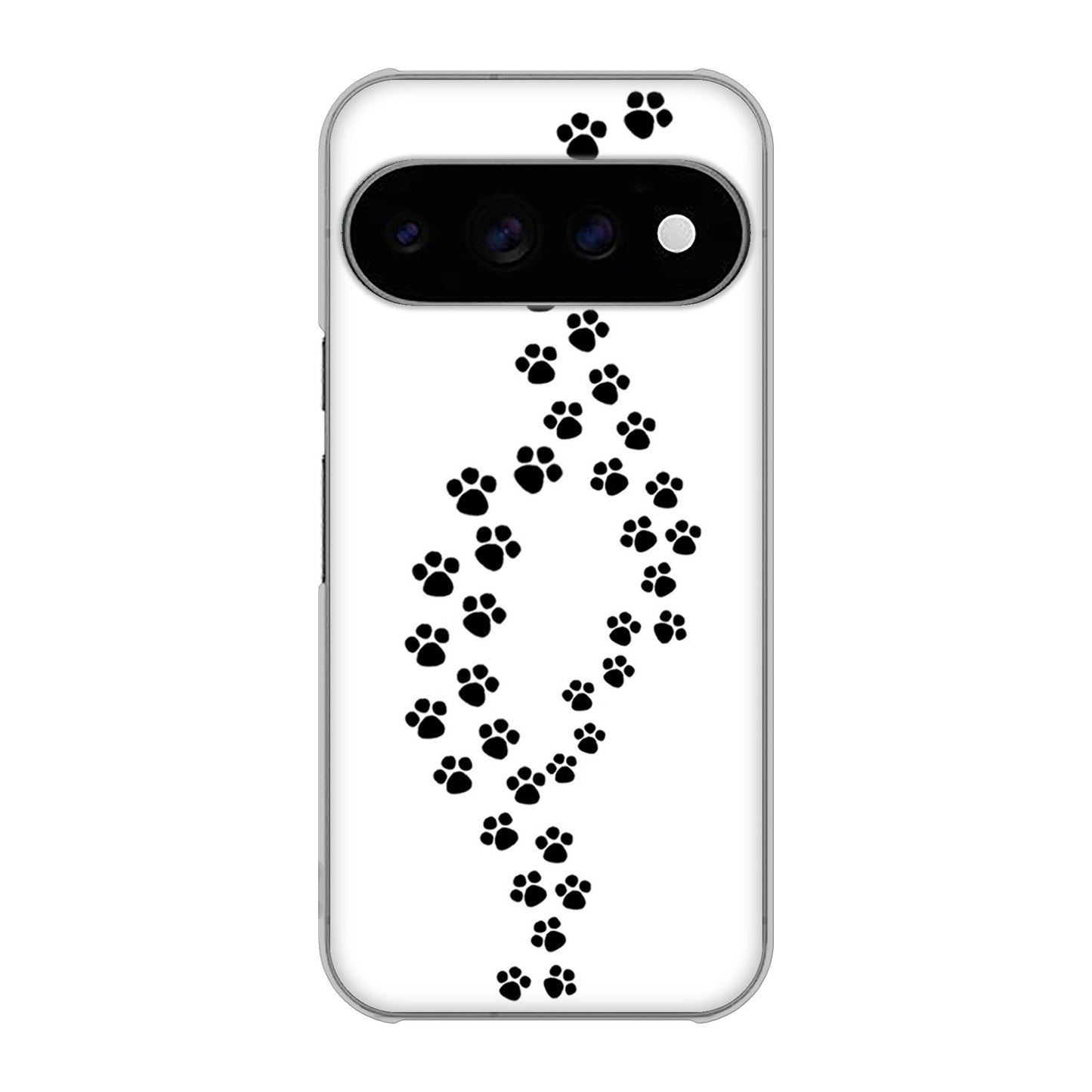Google Pixel 11 Pro 高画質仕上げ 背面印刷 ハードケース 【066 あしあと】