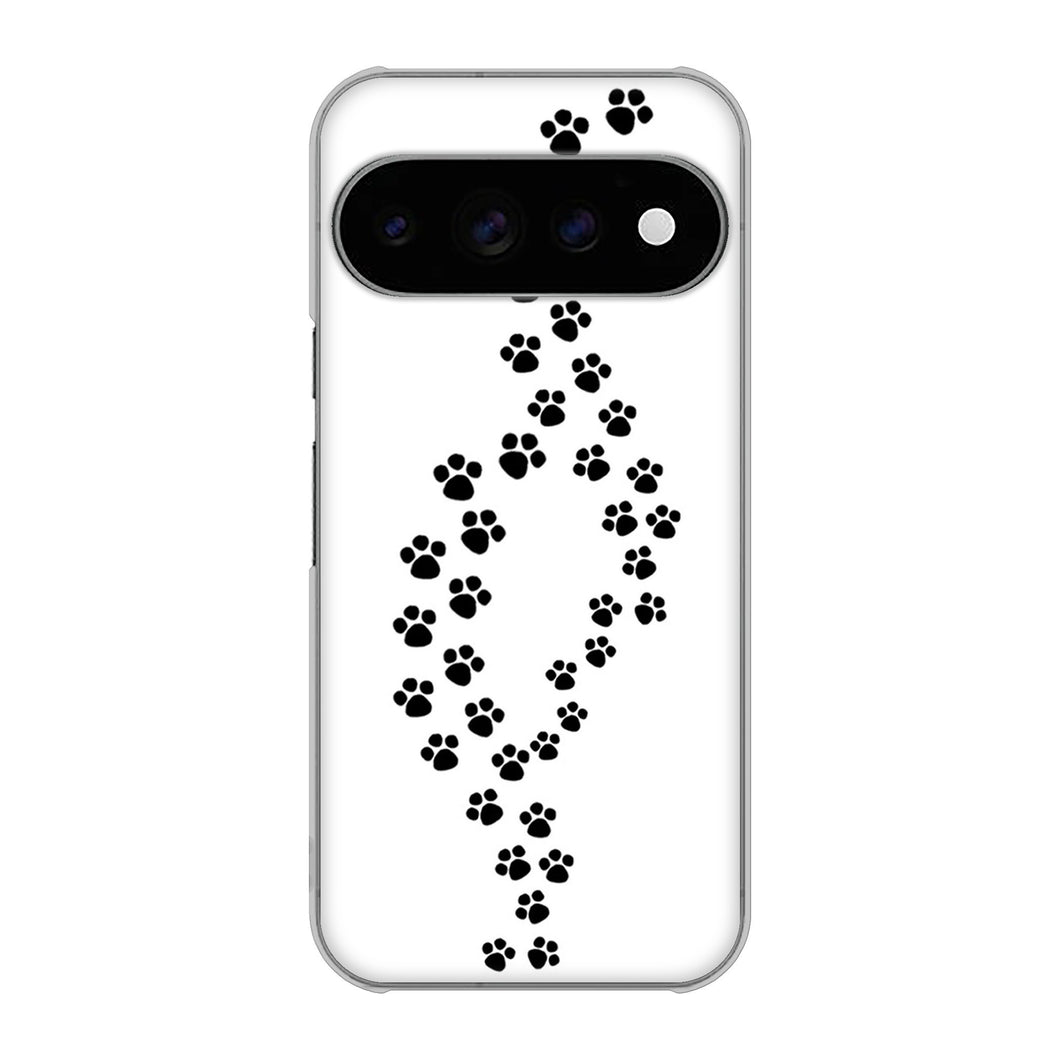 Google Pixel 11 Pro 高画質仕上げ 背面印刷 ハードケース 【066 あしあと】
