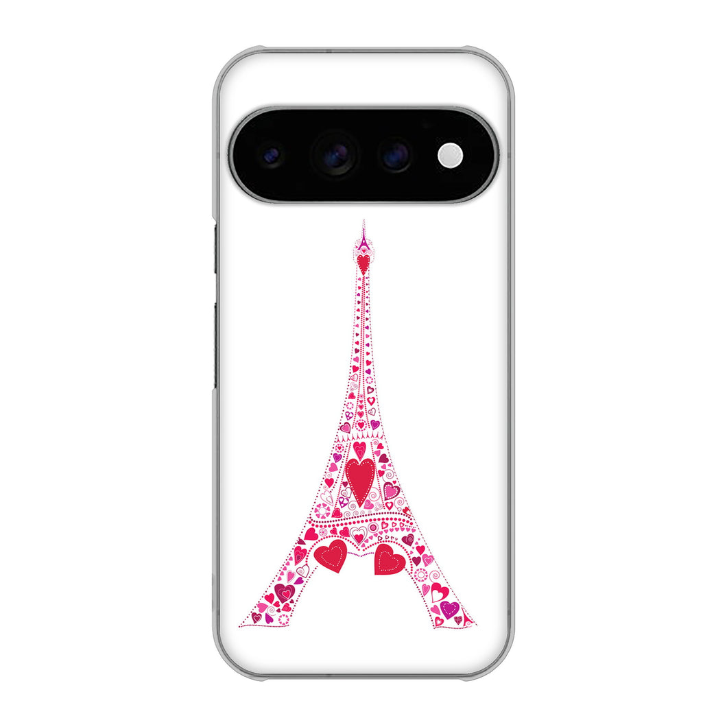 Google Pixel 11 Pro 高画質仕上げ 背面印刷 ハードケースLOVE フランス
