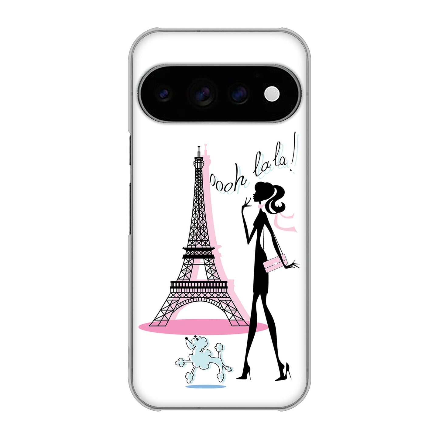 Google Pixel 11 Pro 高画質仕上げ 背面印刷 ハードケースLOVE フランス