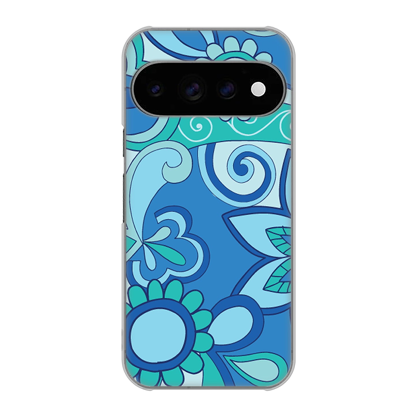 Google Pixel 11 Pro 高画質仕上げ 背面印刷 ハードケース 【409 ブルーミックス】