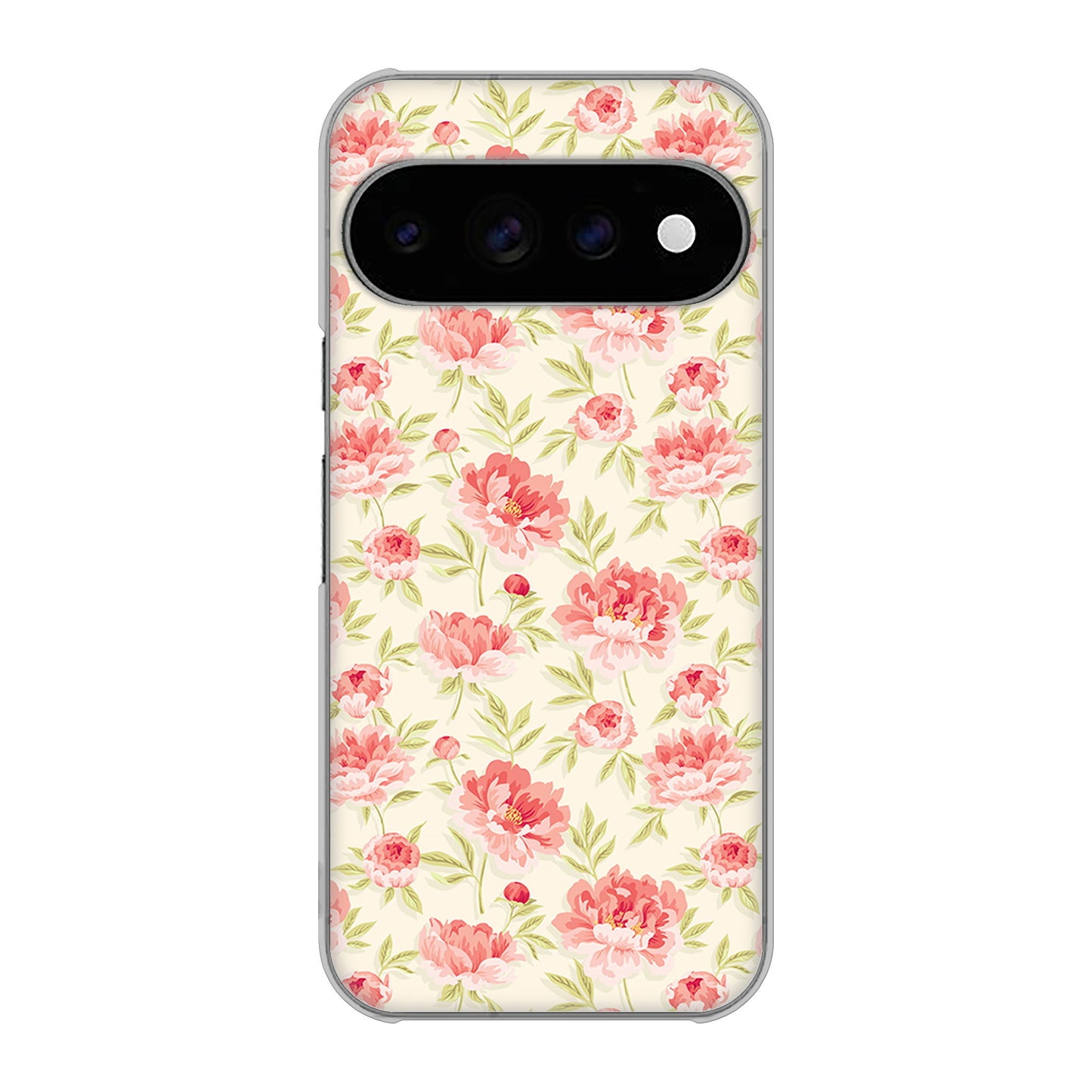 Google Pixel 11 Pro 高画質仕上げ 背面印刷 ハードケース北欧の小花