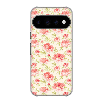 Google Pixel 11 Pro 高画質仕上げ 背面印刷 ハードケース北欧の小花