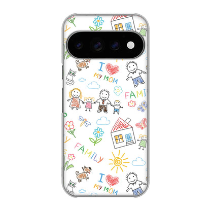 Google Pixel 11 Pro 高画質仕上げ 背面印刷 ハードケースカップル＆ファミリー