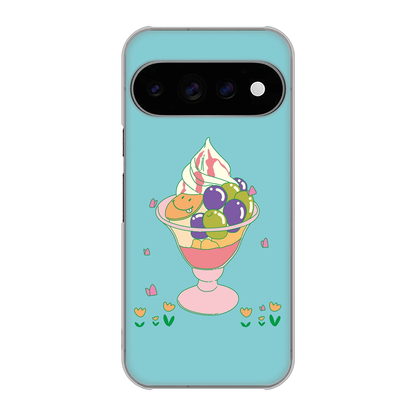 Google Pixel 11 Pro 高画質仕上げ 背面印刷 ハードケーススイーツイラスト