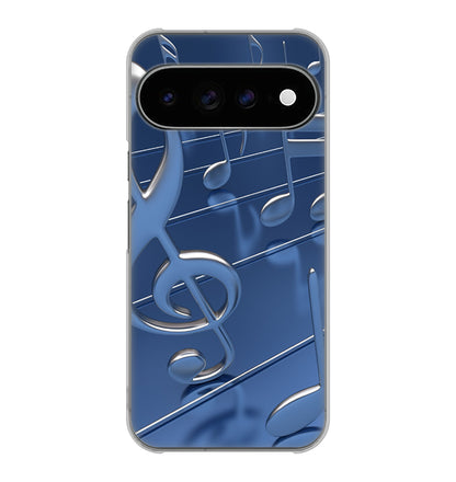 Google Pixel 11 Pro XL 高画質仕上げ 背面印刷 ハードケース音符