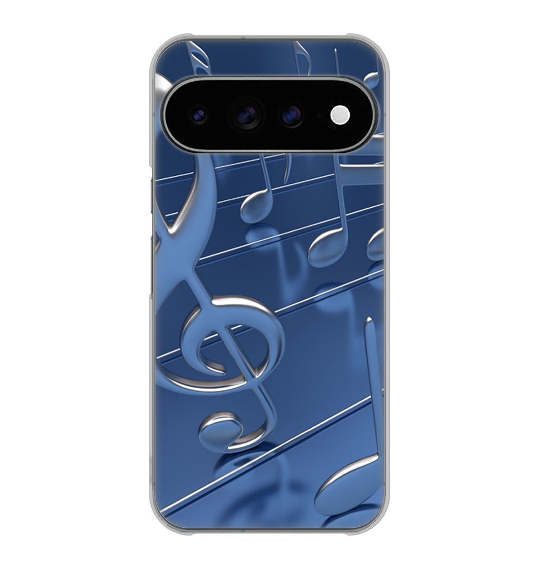 Google Pixel 11 Pro XL 高画質仕上げ 背面印刷 ハードケース音符