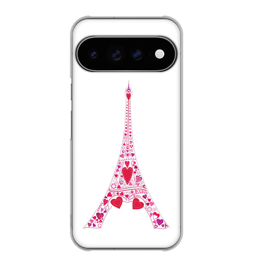 Google Pixel 11 Pro XL 高画質仕上げ 背面印刷 ハードケースLOVE フランス