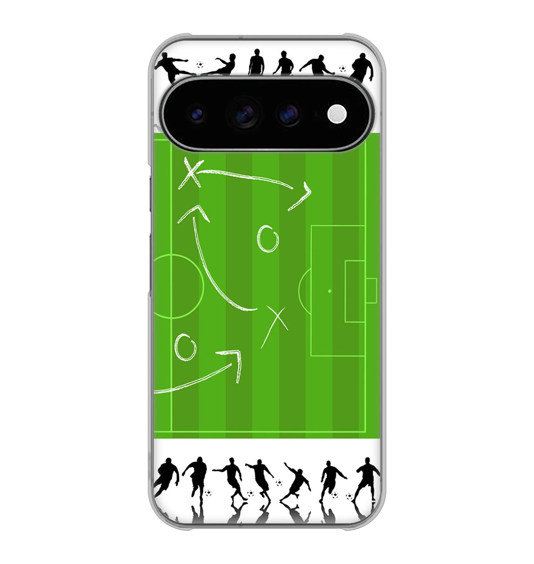 Google Pixel 11 Pro XL 高画質仕上げ 背面印刷 ハードケース 【304 サッカー戦略ボード】