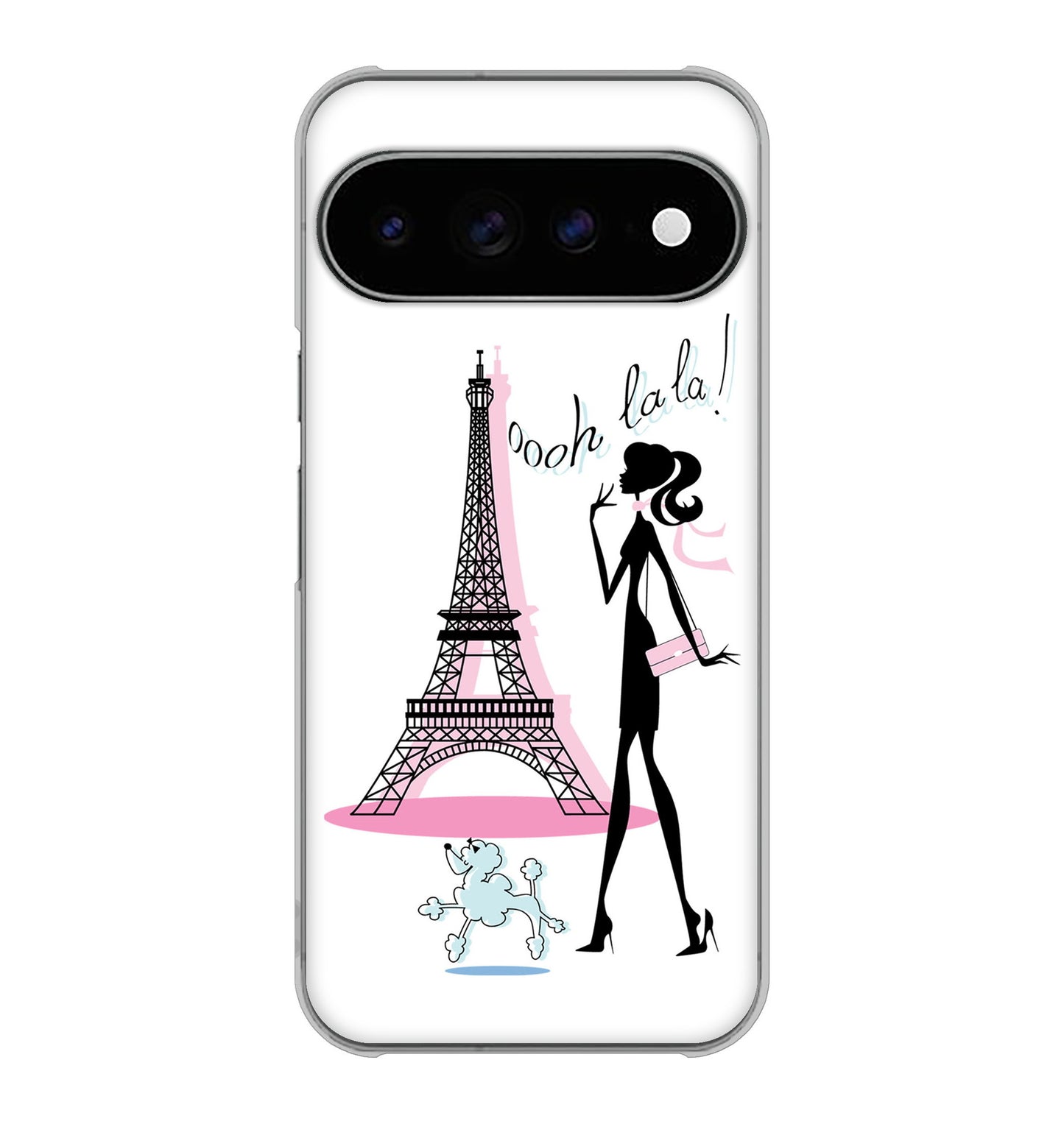 Google Pixel 11 Pro XL 高画質仕上げ 背面印刷 ハードケースLOVE フランス