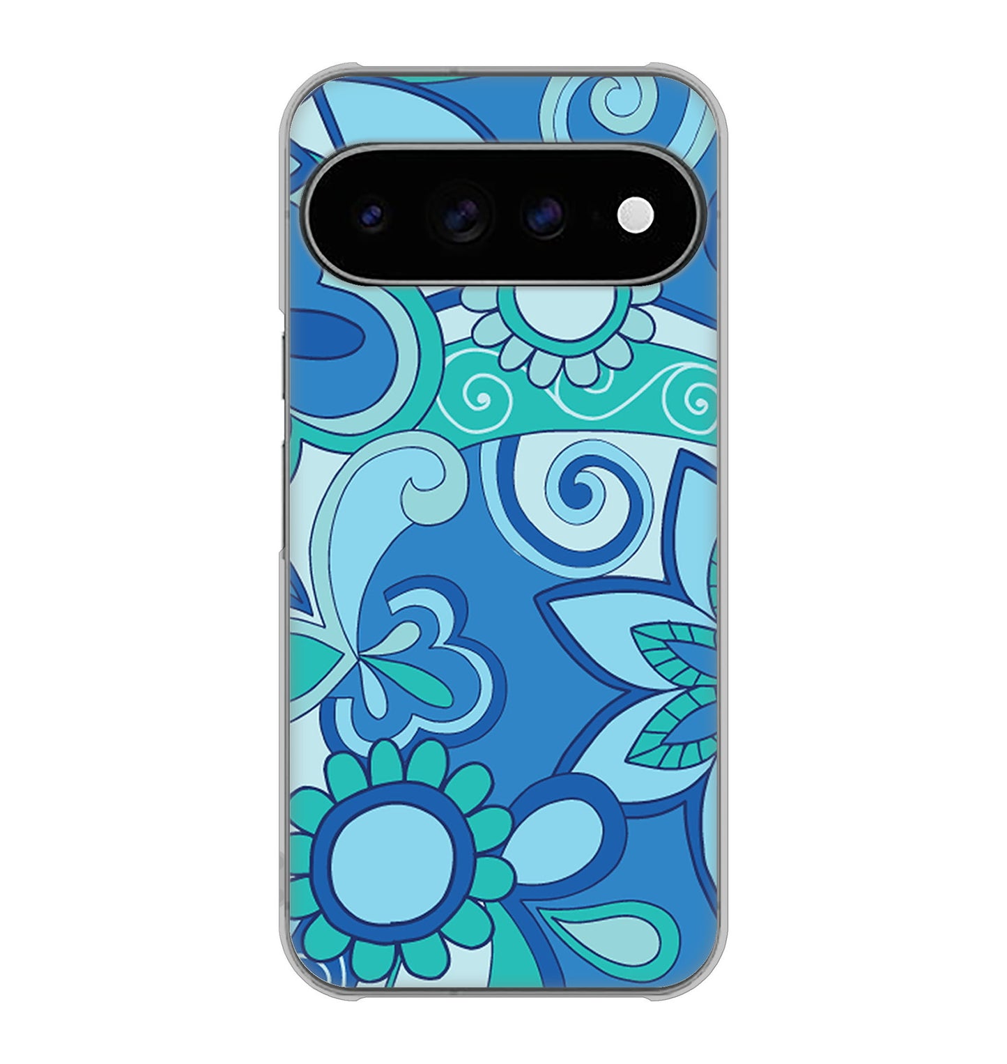Google Pixel 11 Pro XL 高画質仕上げ 背面印刷 ハードケース 【409 ブルーミックス】