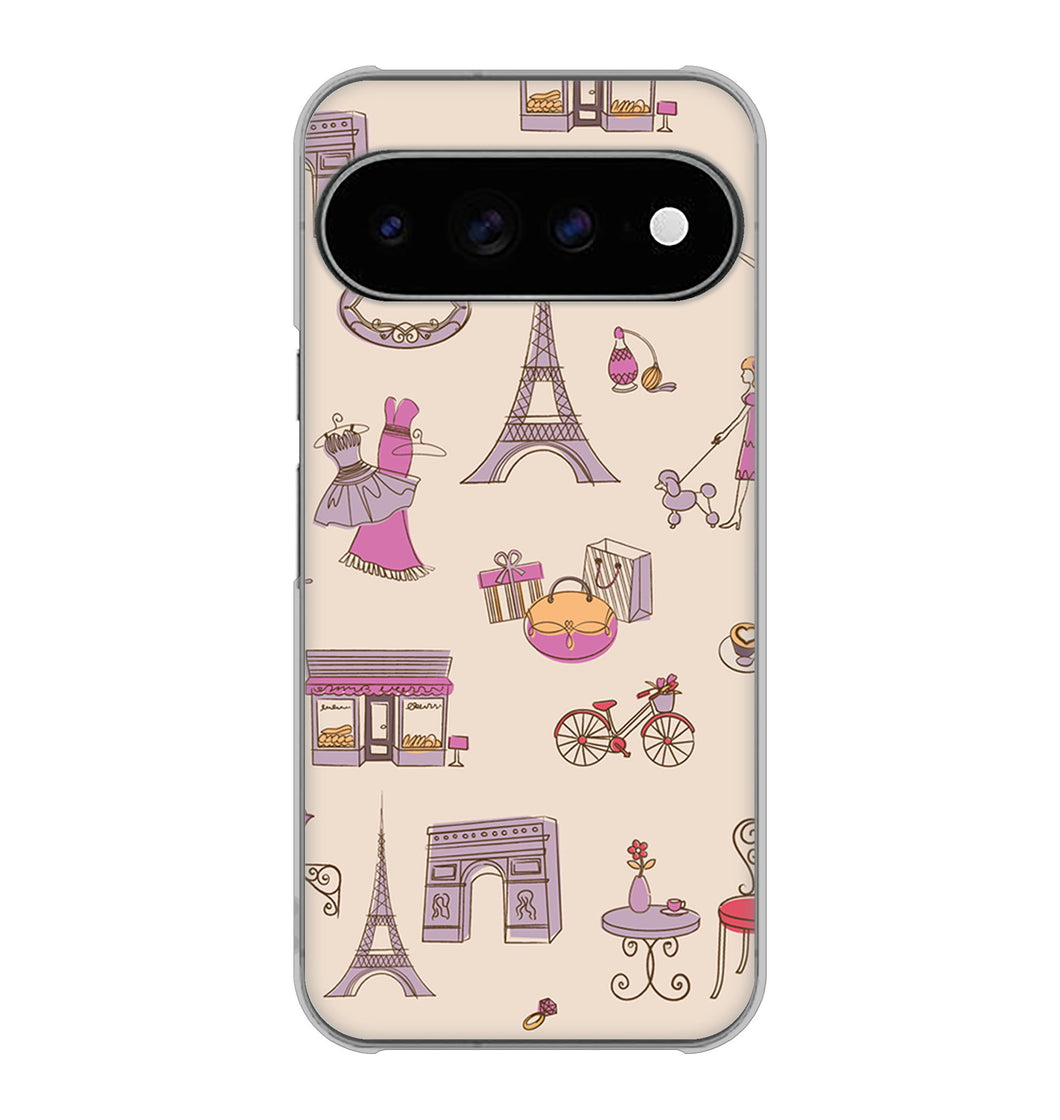 Google Pixel 11 Pro XL 高画質仕上げ 背面印刷 ハードケースLOVE フランス