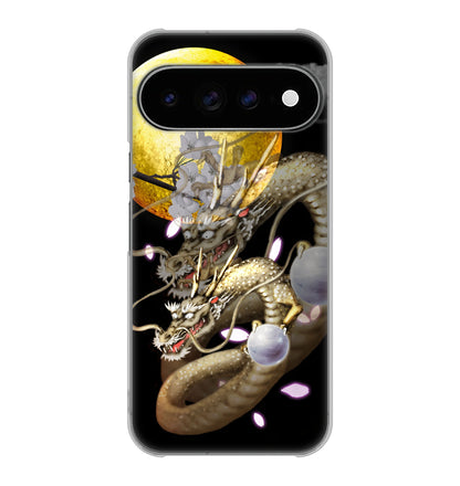 Google Pixel 11 Pro XL 高画質仕上げ 背面印刷 ハードケース龍