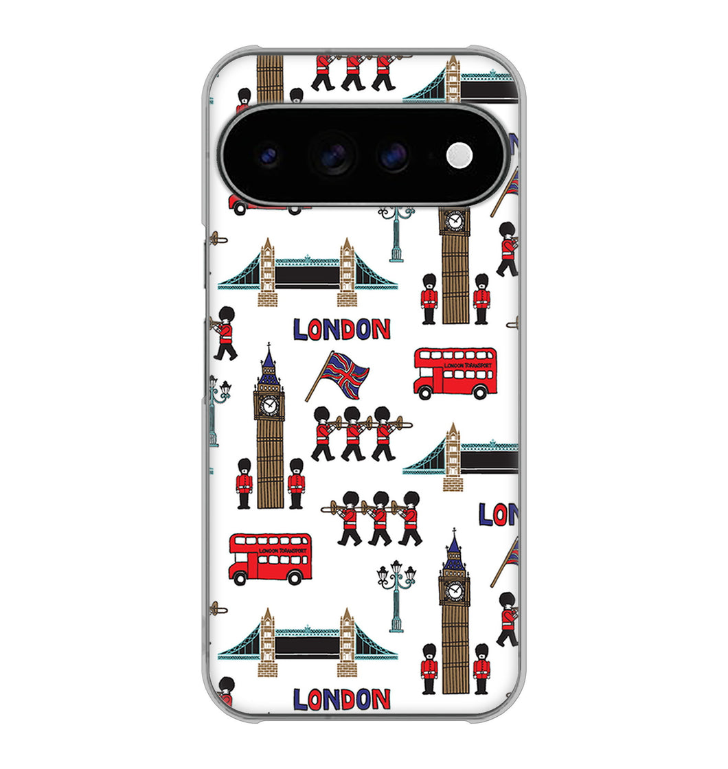 Google Pixel 11 Pro XL 高画質仕上げ 背面印刷 ハードケース 【EK811 ロンドンの街】