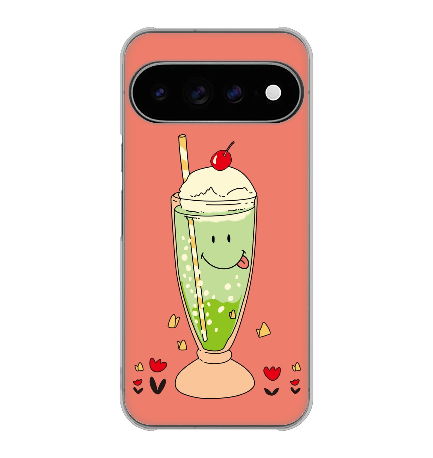Google Pixel 11 Pro XL 高画質仕上げ 背面印刷 ハードケーススイーツイラスト