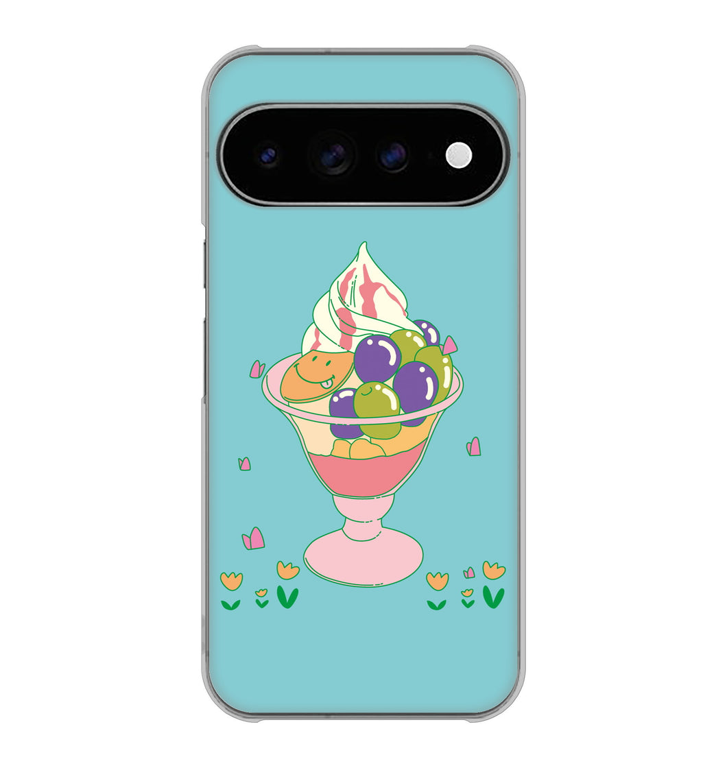 Google Pixel 11 Pro XL 高画質仕上げ 背面印刷 ハードケーススイーツイラスト