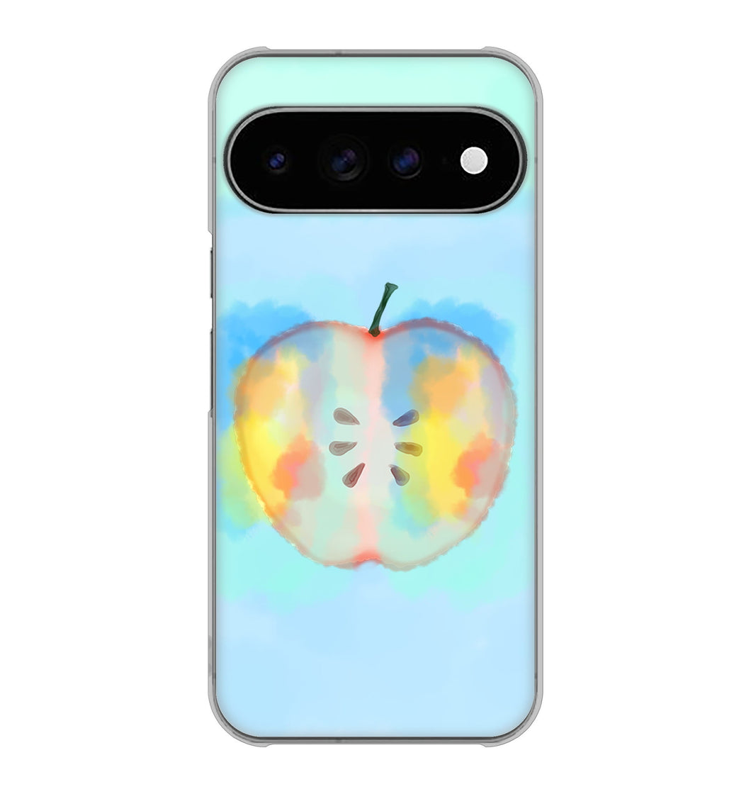 Google Pixel 11 Pro XL 高画質仕上げ 背面印刷 ハードケース 【YJ181 りんご 水彩181】