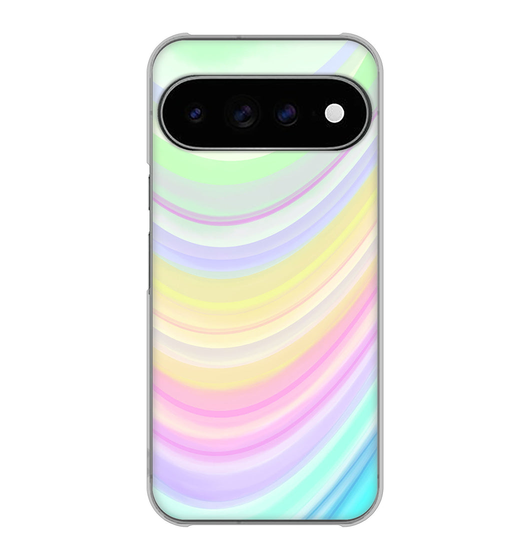 Google Pixel 11 Pro XL 高画質仕上げ 背面印刷 ハードケースレインボー