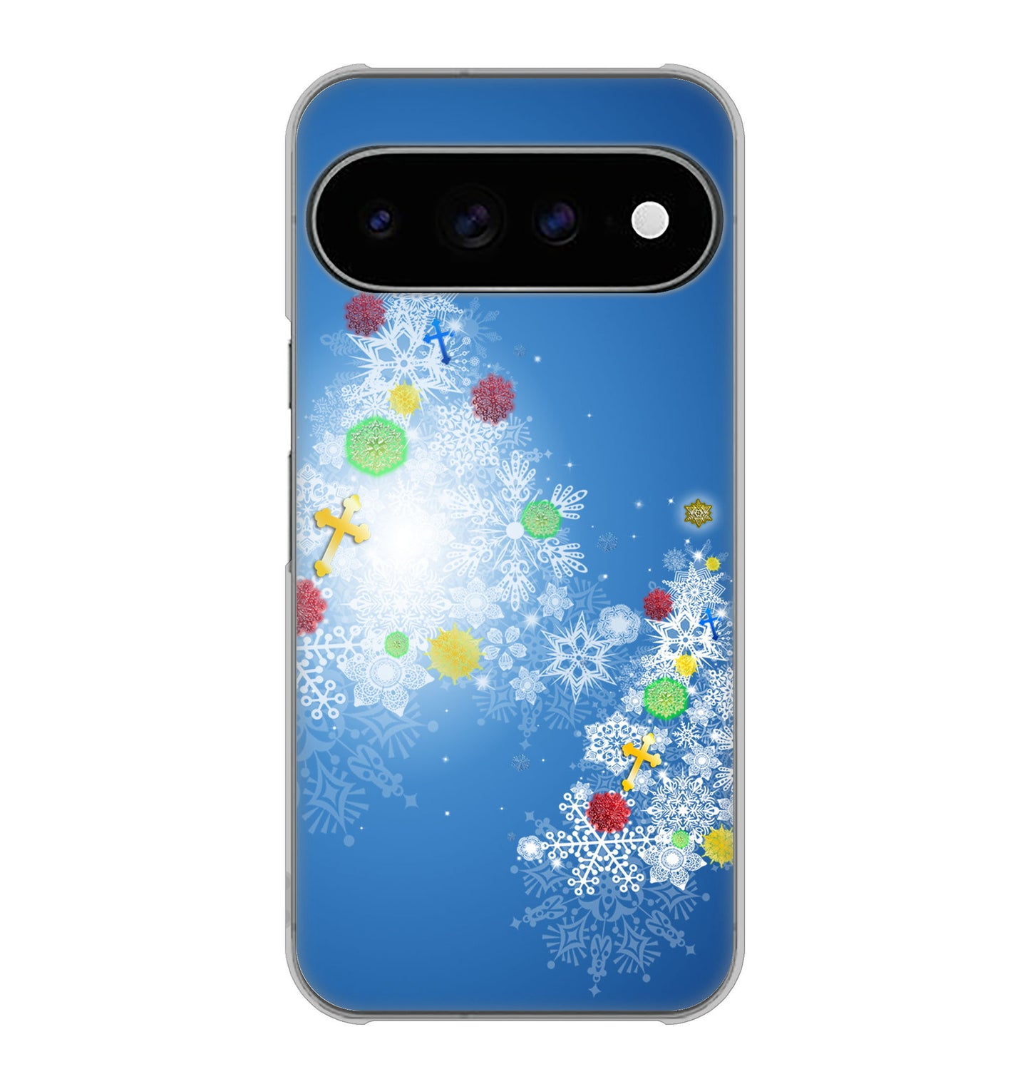 Google Pixel 11 Pro XL 高画質仕上げ 背面印刷 ハードケースクリスマス