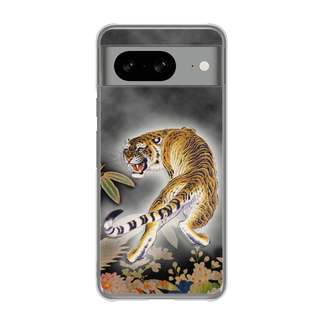 Google Pixel 8 254 振り返る虎 ハードケース 背面印刷