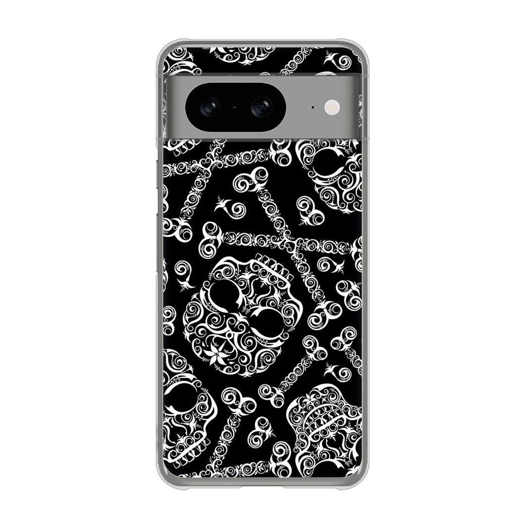 Google Pixel 8 363 ドクロの刺青 ハードケース 背面印刷