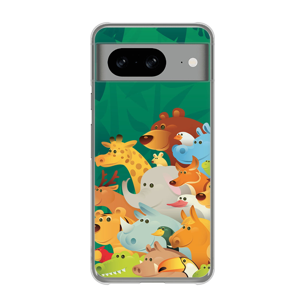 Google Pixel 8 370 全員集合 ハードケース 背面印刷