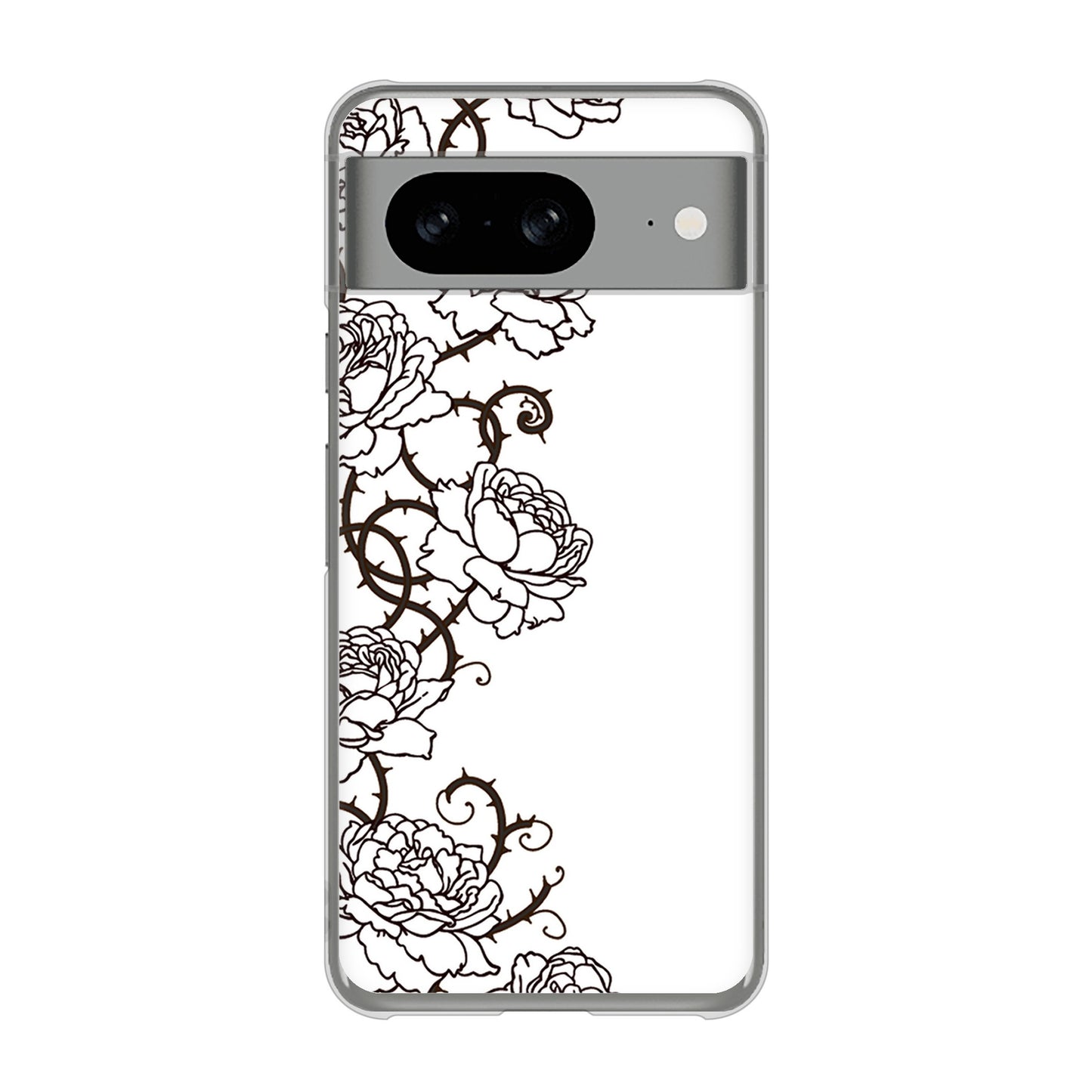 Google Pixel 8 467 イバラ ハードケース 背面印刷