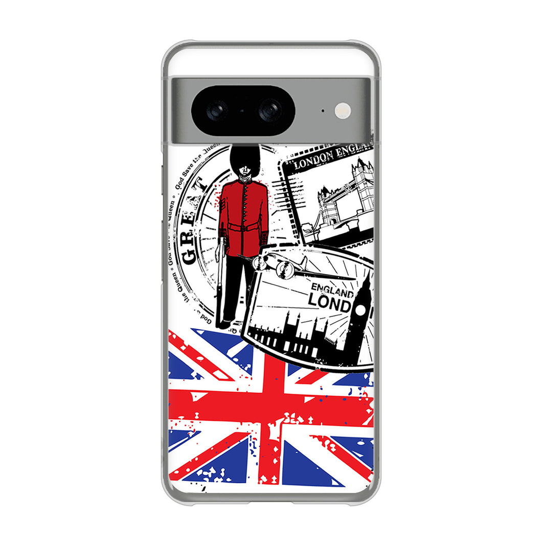 Google Pixel 8 高画質仕上げ 背面印刷 ハードケースイギリスの風景