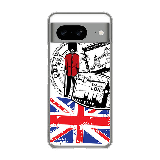 Google Pixel 8 高画質仕上げ 背面印刷 ハードケースイギリスの風景