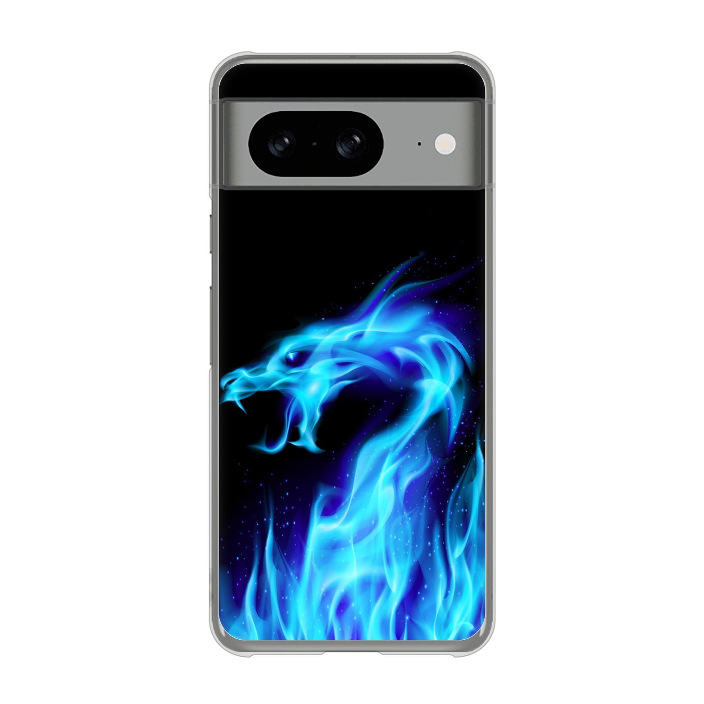 Google Pixel 8 高画質仕上げ 背面印刷 ハードケースドラゴン